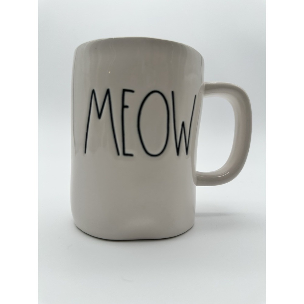 Rae‎ Dunn Ceramic "MEOW" 16oz Coffee Mug